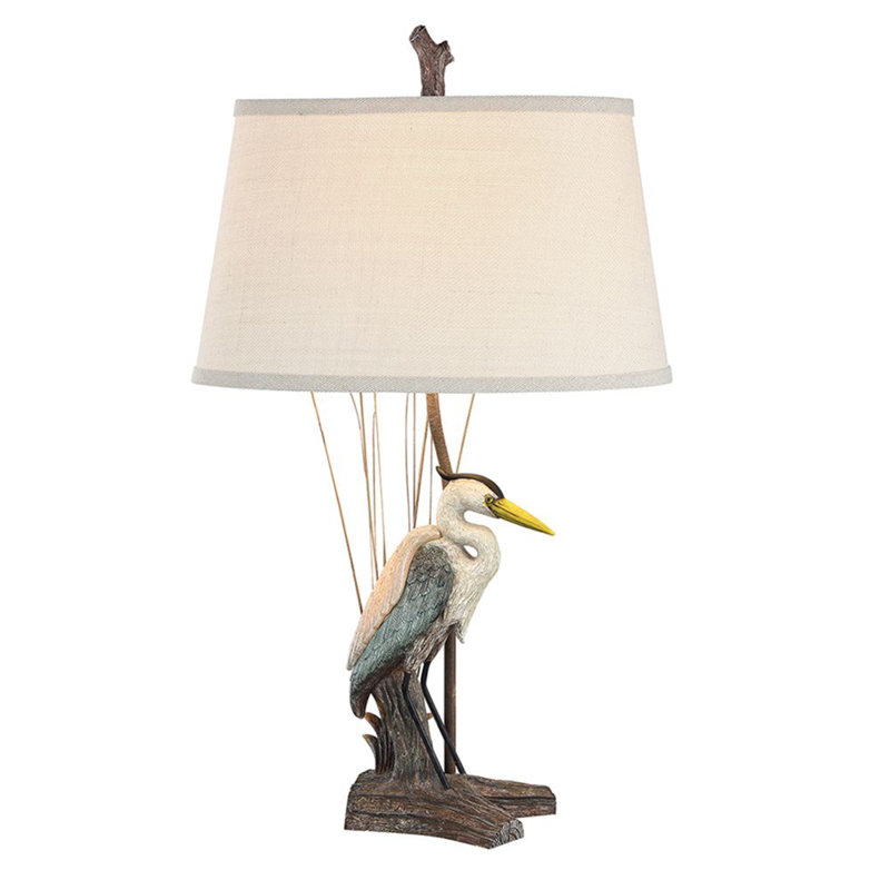 Breakwater Bay Resendez Coastal Standing Heron 31" Table Lamp Wayfair.ca